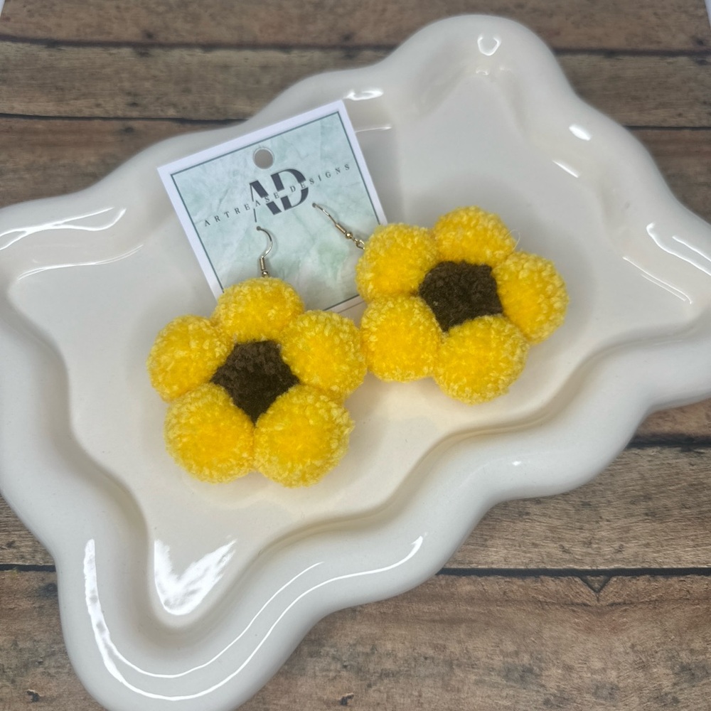 Sunflower Earrings
